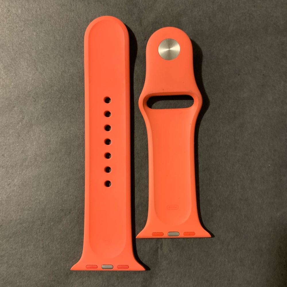 OEM Apple Watch Sport Band - Cantaloupe 44mm S/M